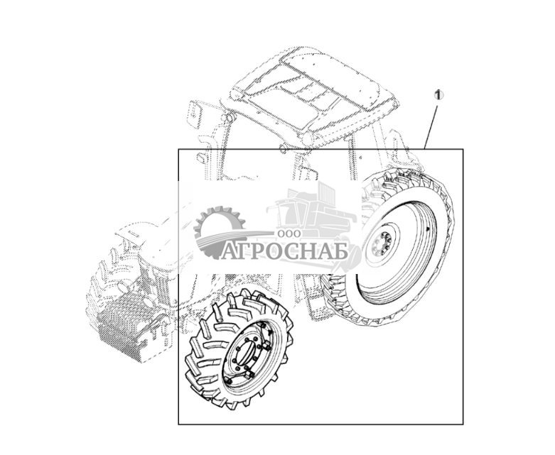 Оборудование, узел колеса - ST820543 411.jpg